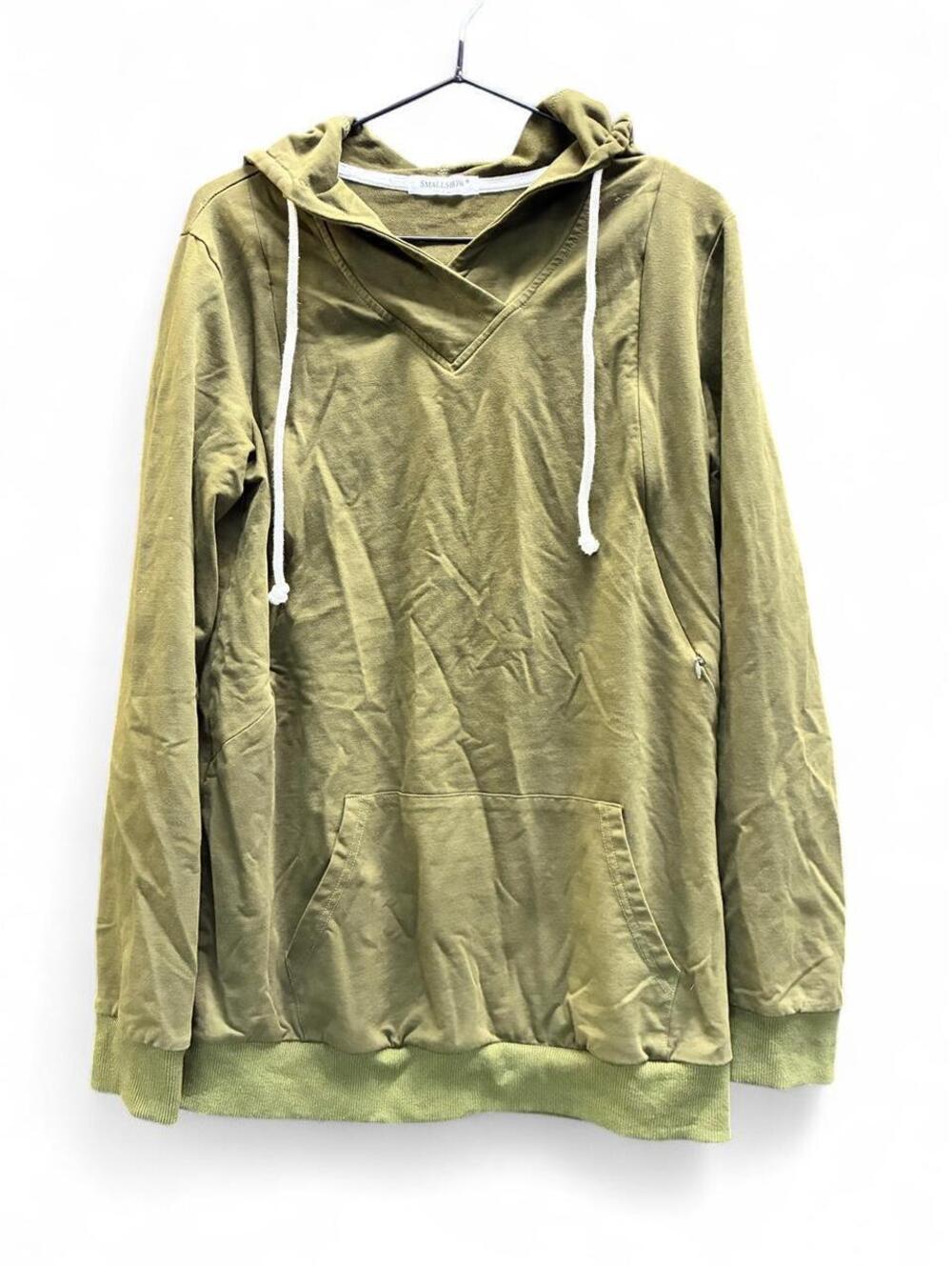 Women's Green and Khaki Hoody
